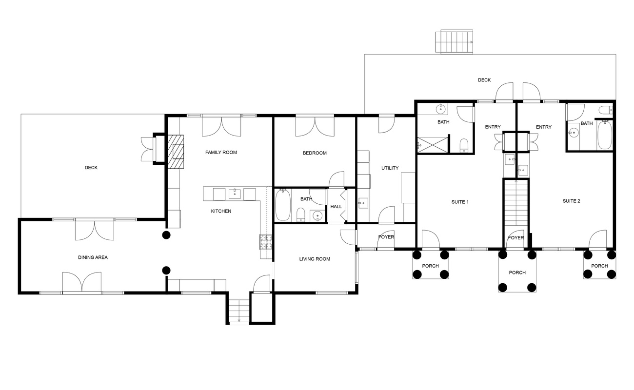 1st floor layout of Rabbit Run