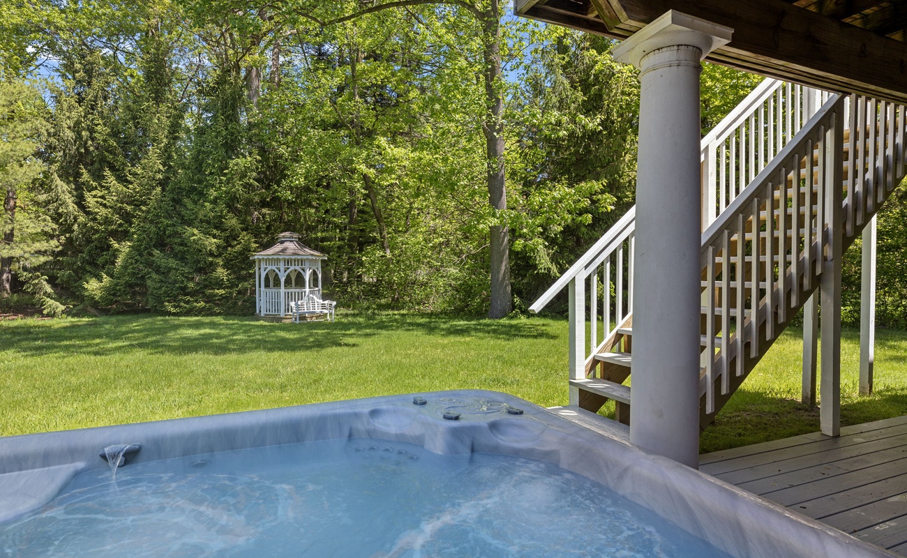 Those bubbling jets of hot tub water sure look inviting, don't they?