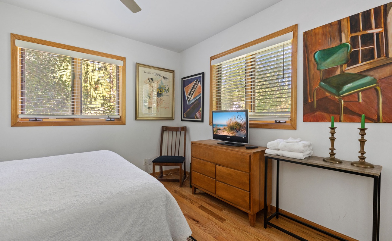 Cozy up in bed with your favorite TV Show before bed.