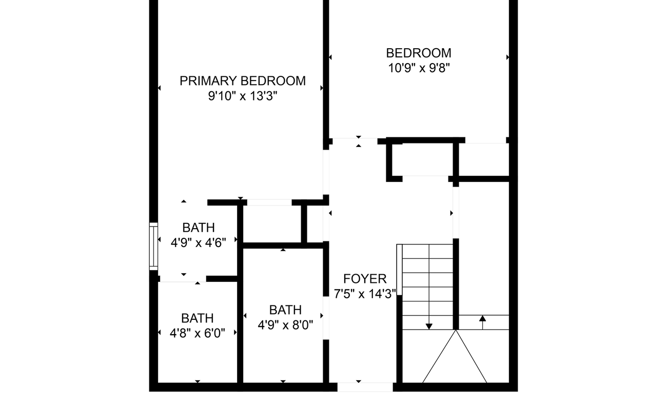 Cozy Ski-In Ski-Out Big Mountain Condo 1st Floor Layout