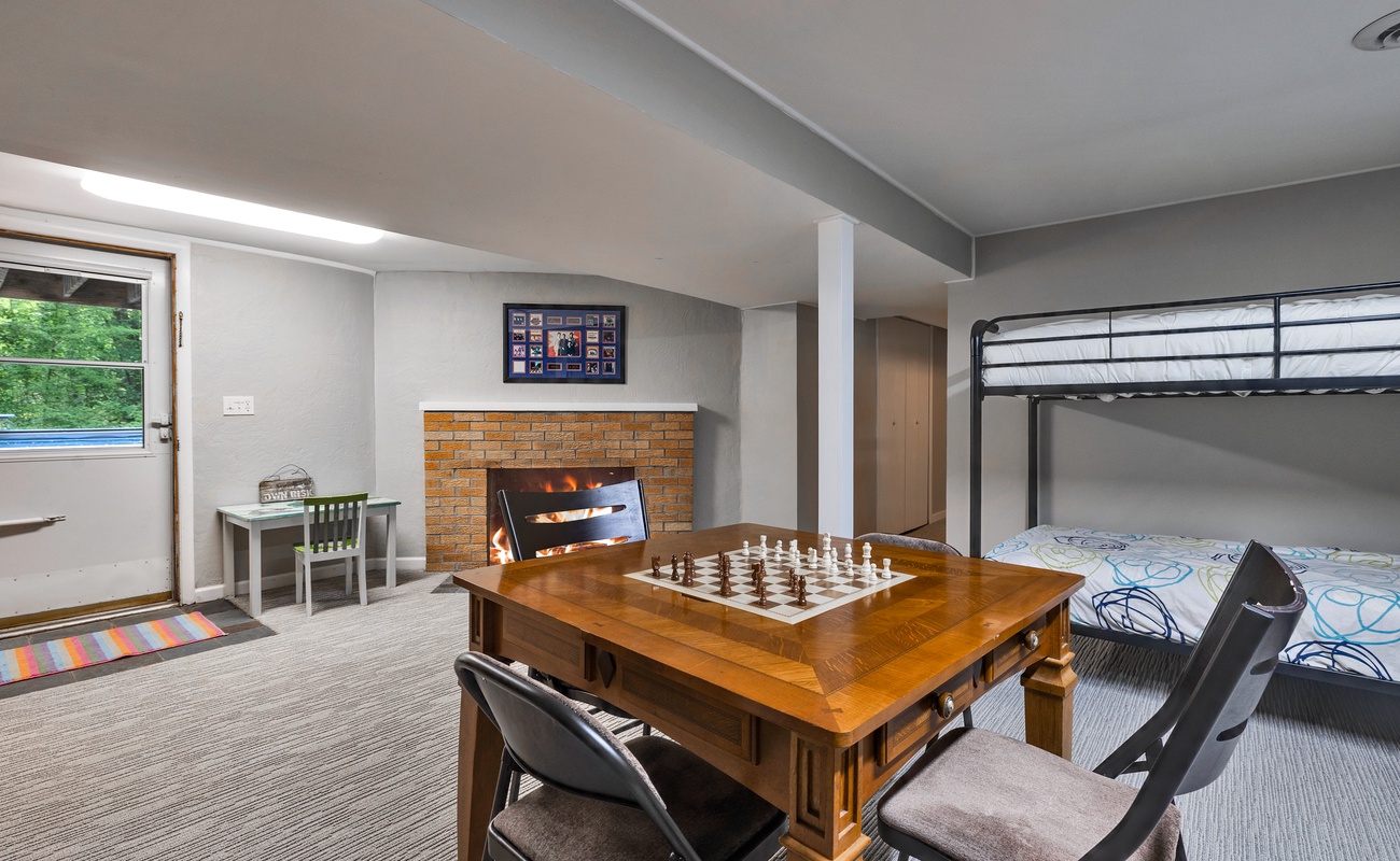 Chess by the fire, dreams in the bunks.