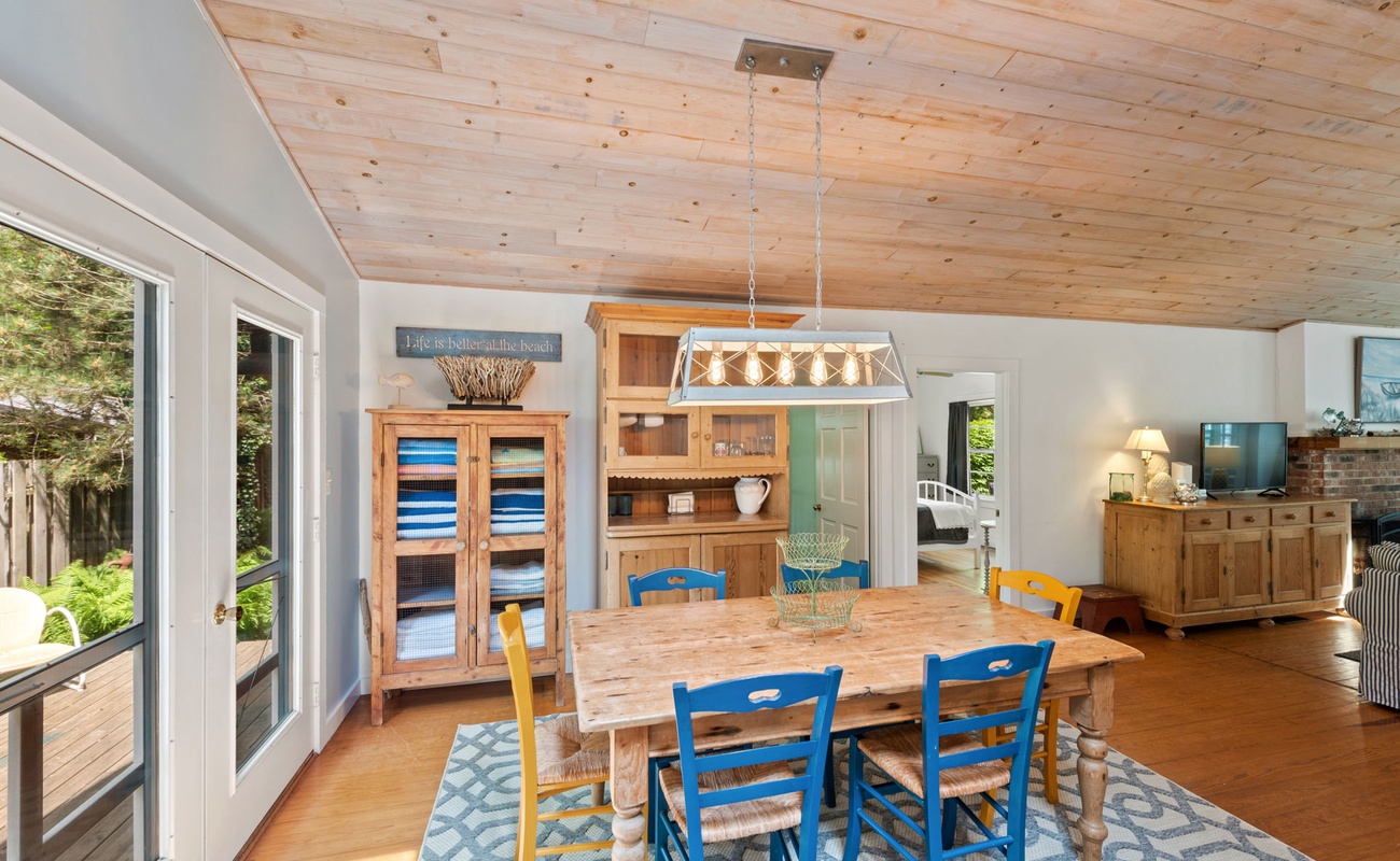 Enjoy the beauty of Harbor Country with large windows throughout the home.