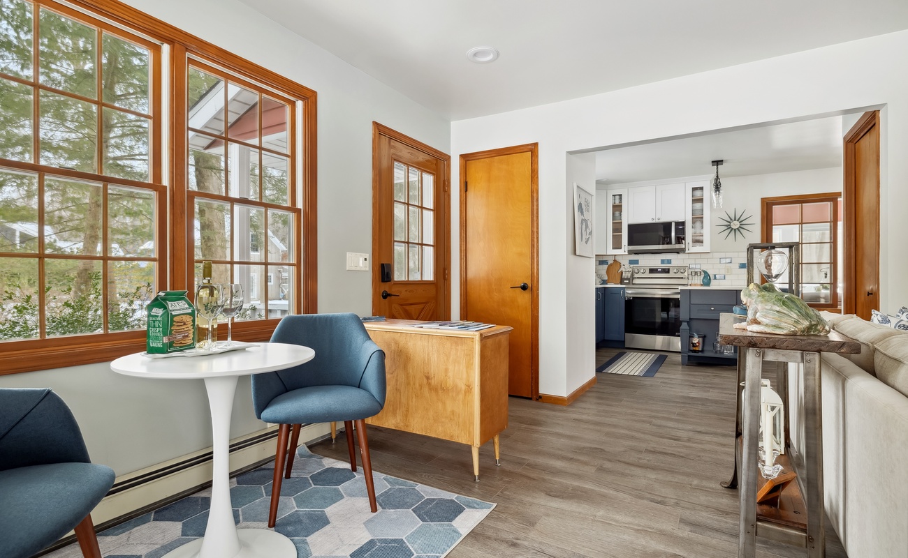 A little blue, a little cozy, and a whole lot of welcome home energy.