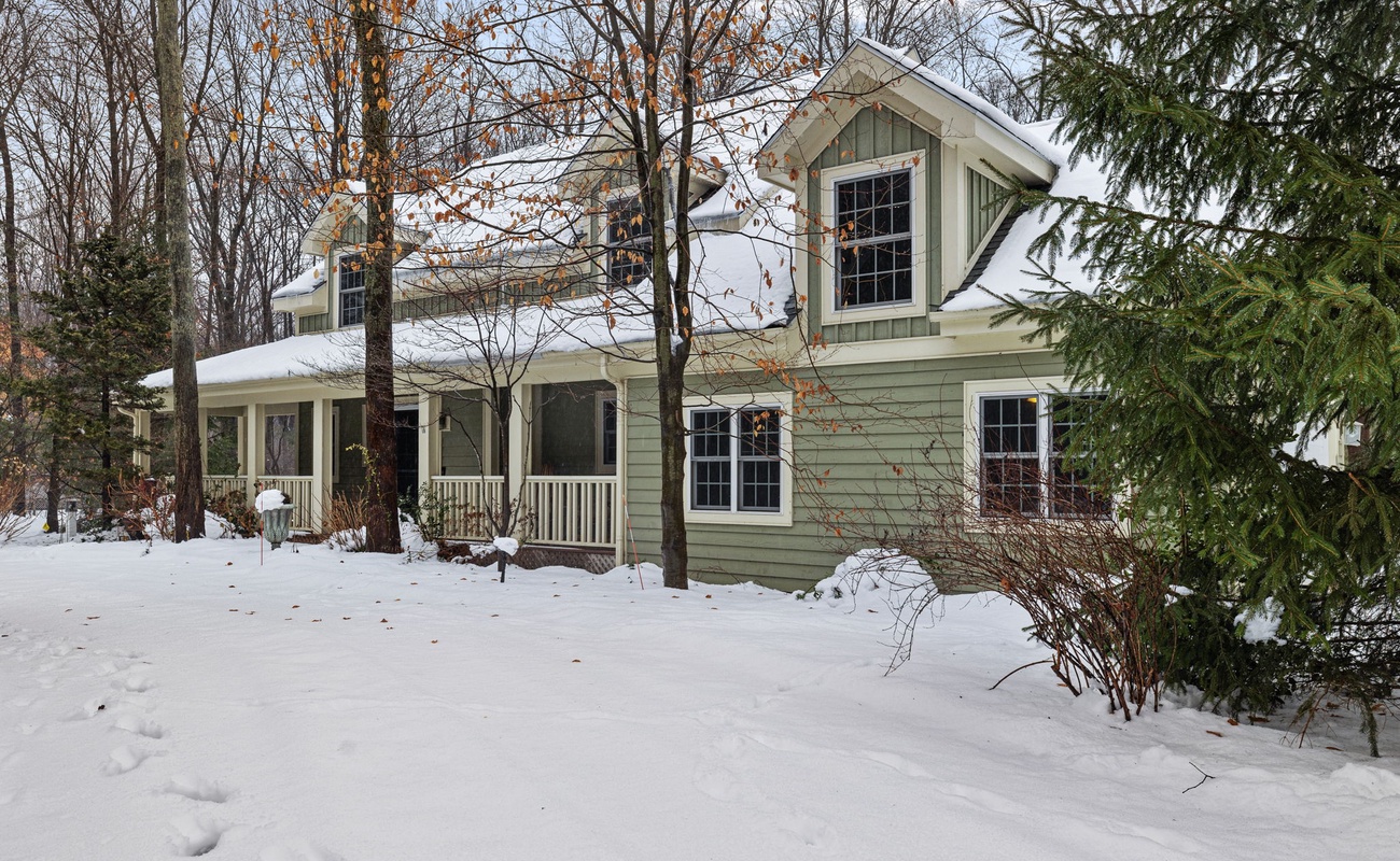 Tranquility in every falling snowflake.