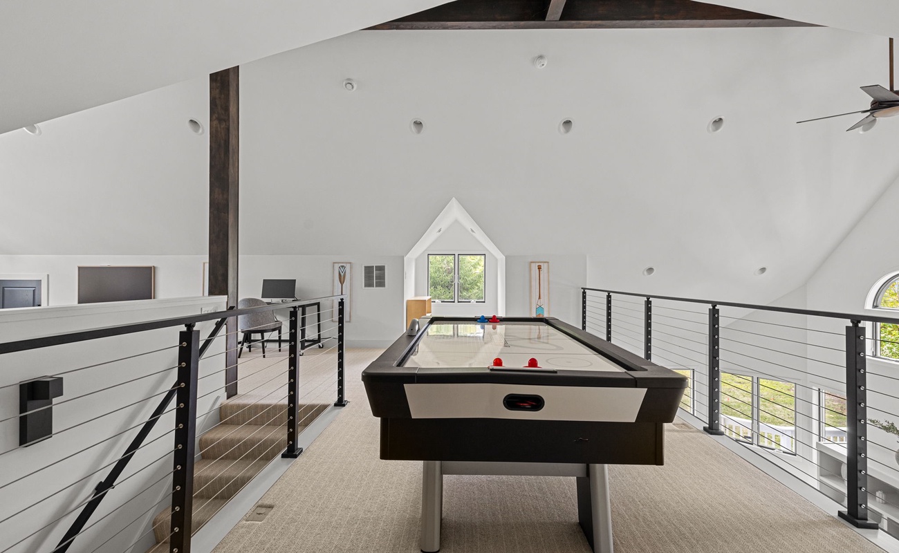 A space where game nights reach new heights.