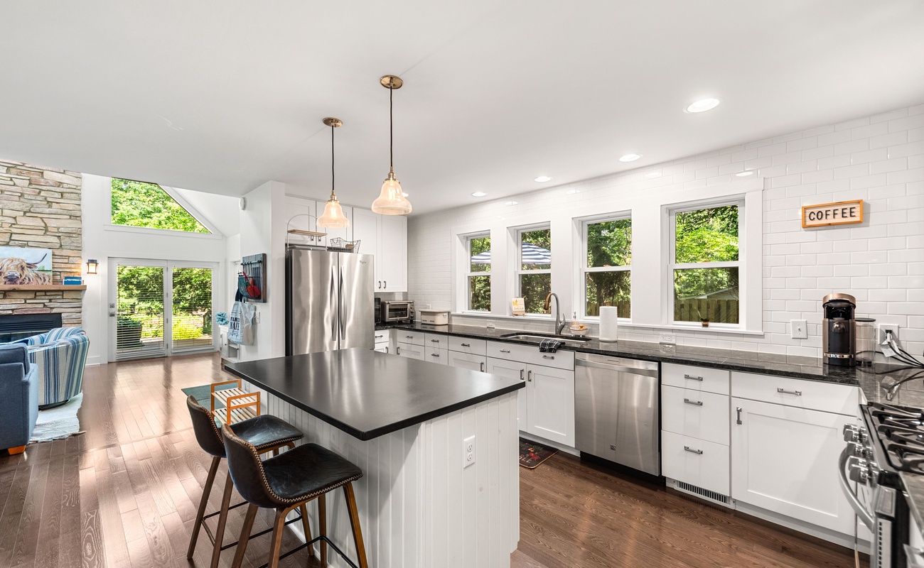 From coffee bar to culinary magic—this space has it all.