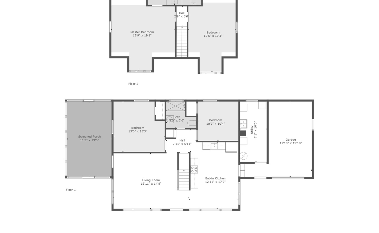 Hygge House's full floorplan