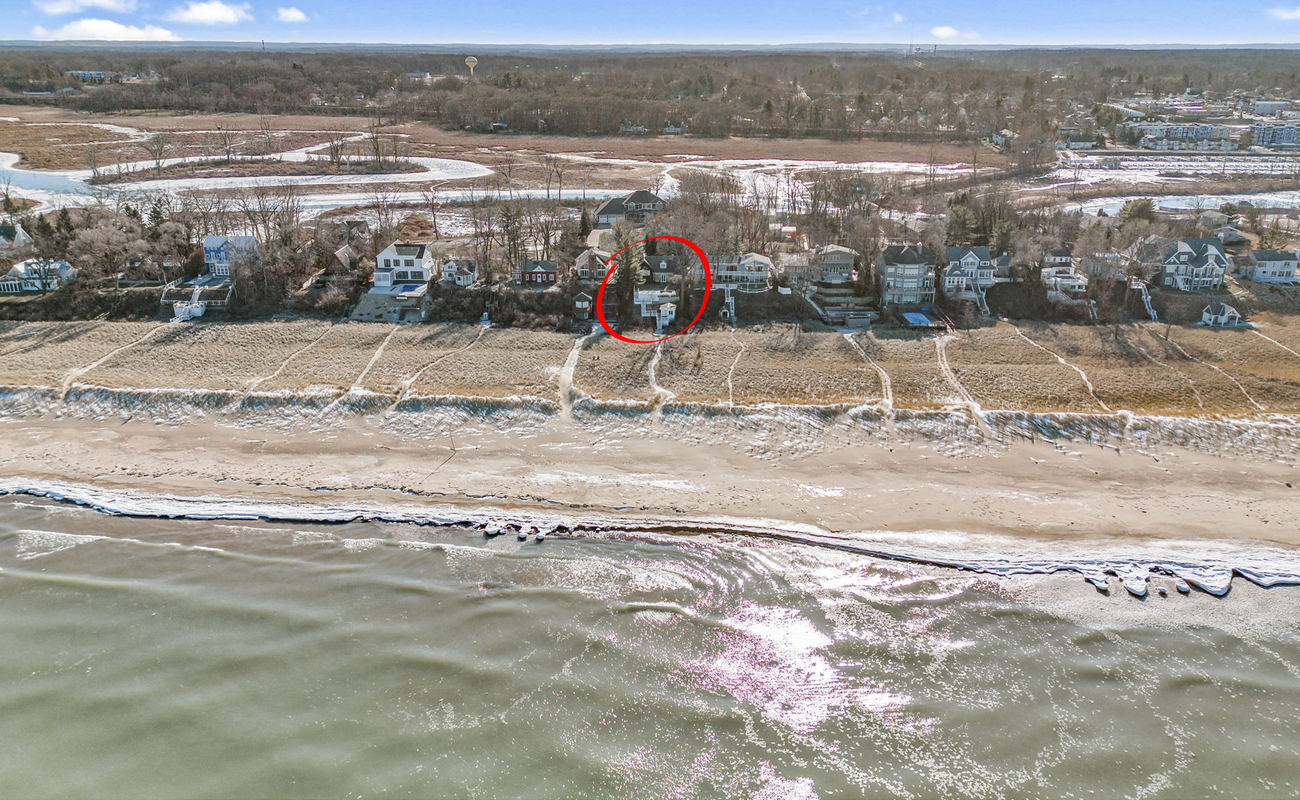 Your spot on the shore: a hidden gem with a front-row seat to the waves.