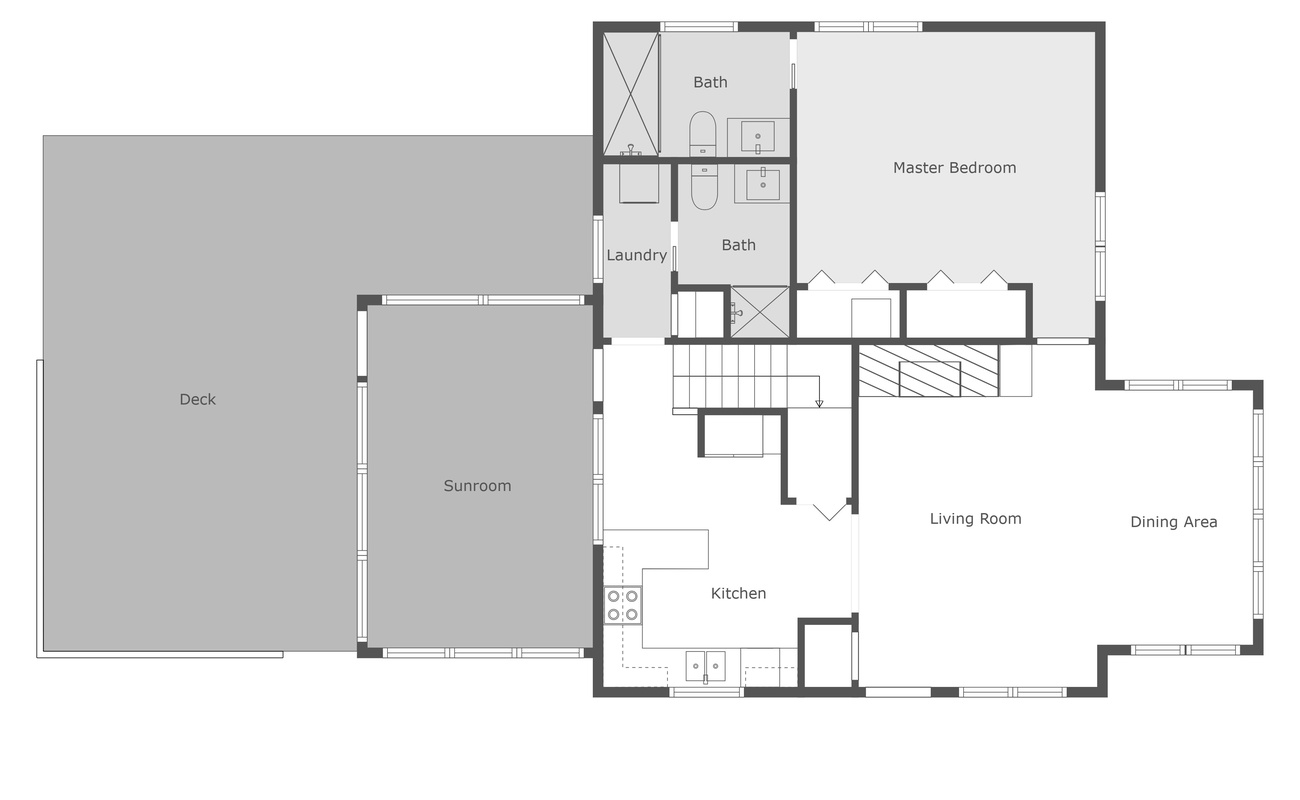 Frogmore Cottage 17's First Floor Layout