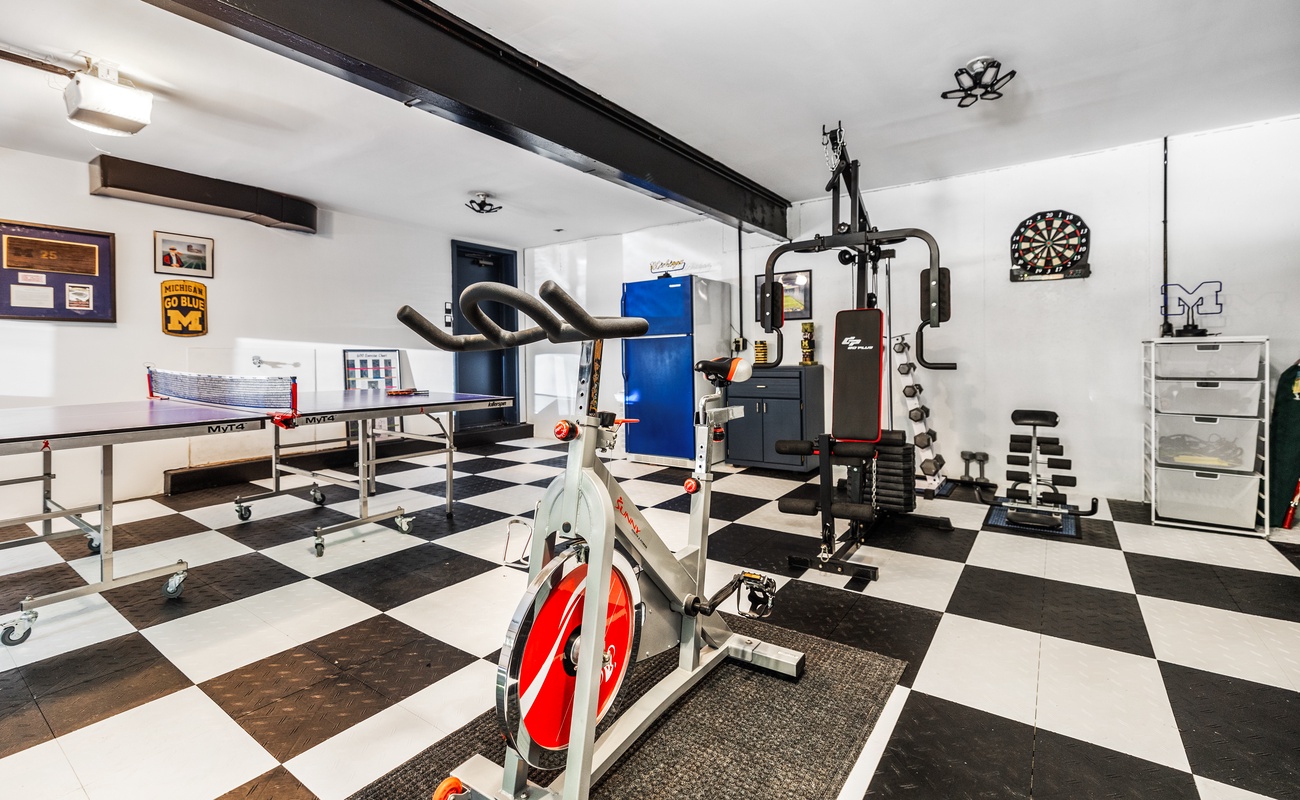 Challenge your crew to darts, ping pong, or a fitness showdown.