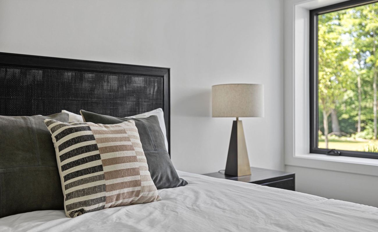 Snuggled up in my comfy bed with the soft glow of the lamp, feeling like a little sleepy bear.