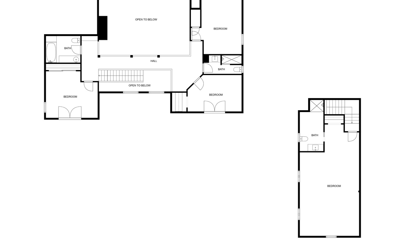 Bear Ranch First Floor Layout.