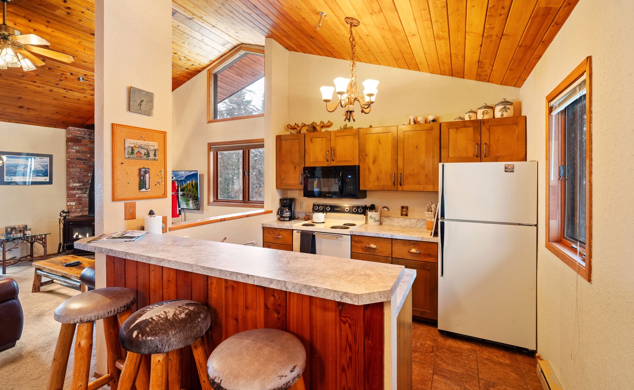 The perfect place to cook up a delicious meal after a day of exploring the mountains.