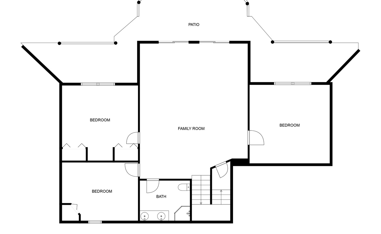 South Cedar Shore's 1st floor layout