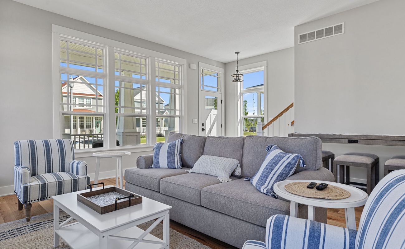 Wonderful natural light adds ambiance when sitting with a drink comes to mind.