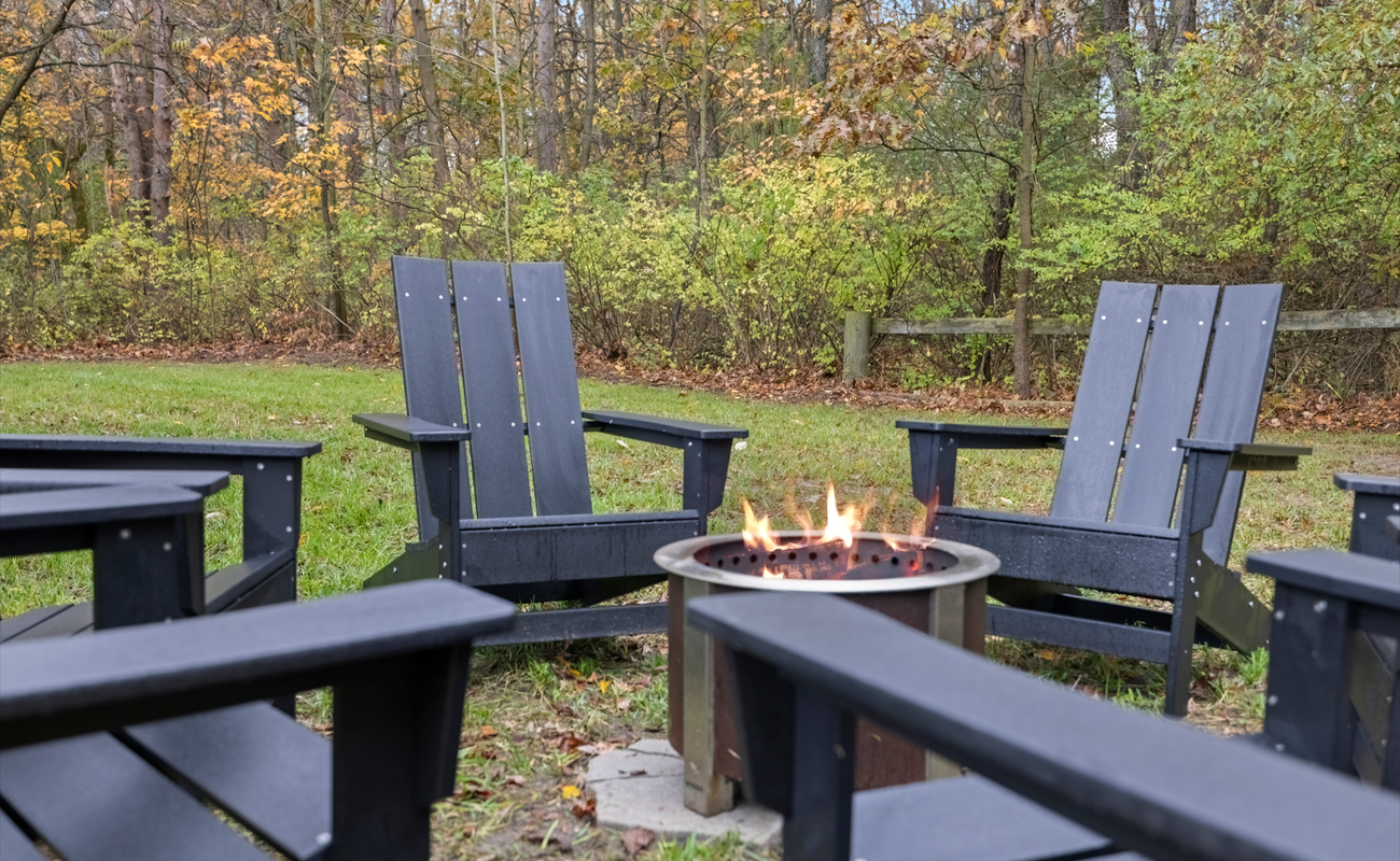 Gather ‘round the firepit for stories under Michigan stars.