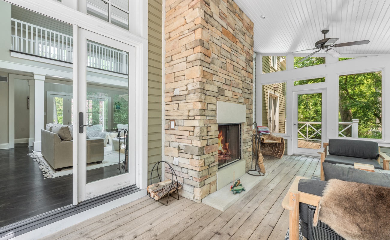 Indoor-outdoor bliss with warmth, style, and fresh air.