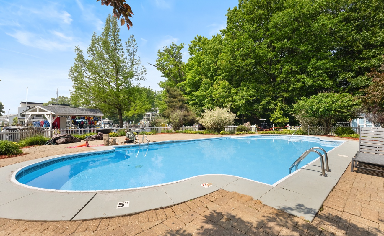 Lounge, swim, and soak in the vibe—Marina Clubhouse is nearby.