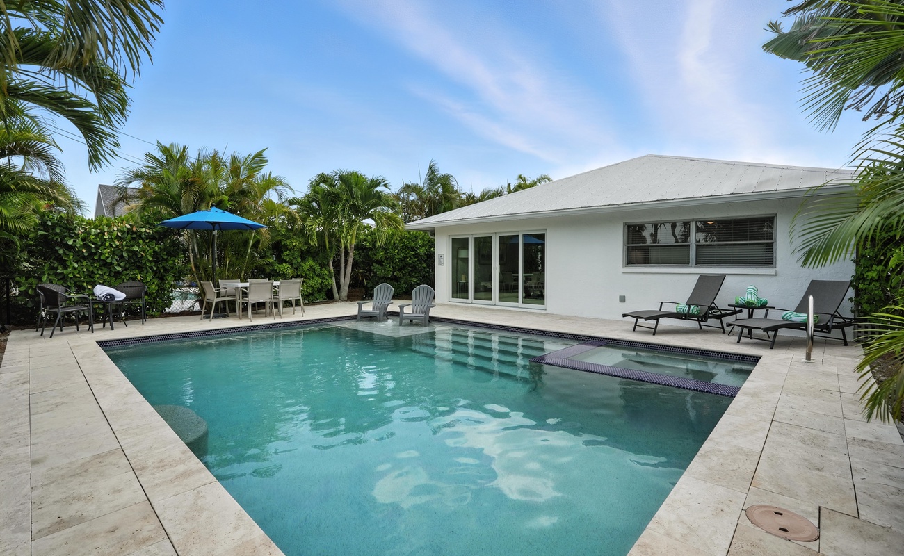 Dive into pure bliss in your private tropical pool