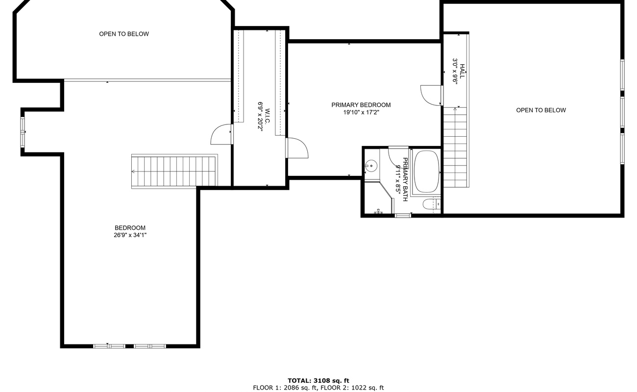 Second Floor Layout