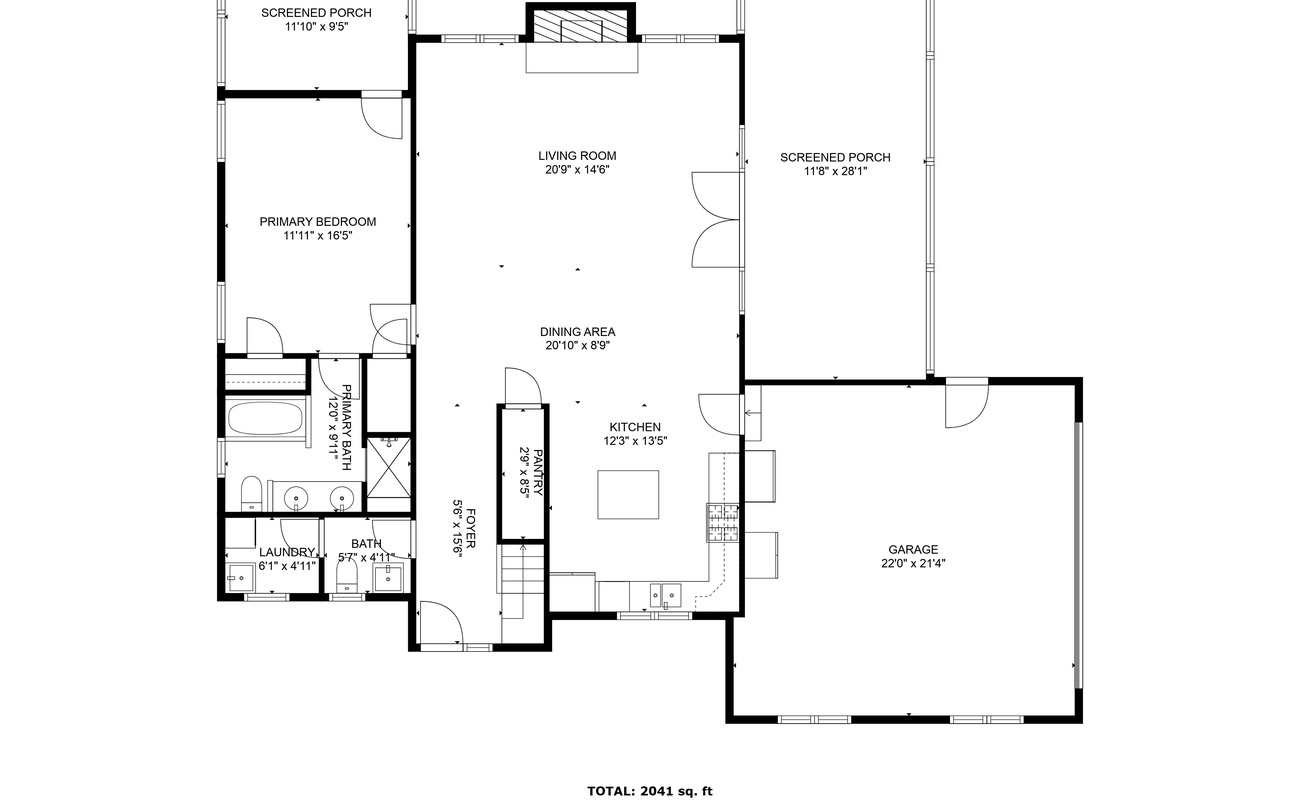 Pete's Place 1st floor layout
