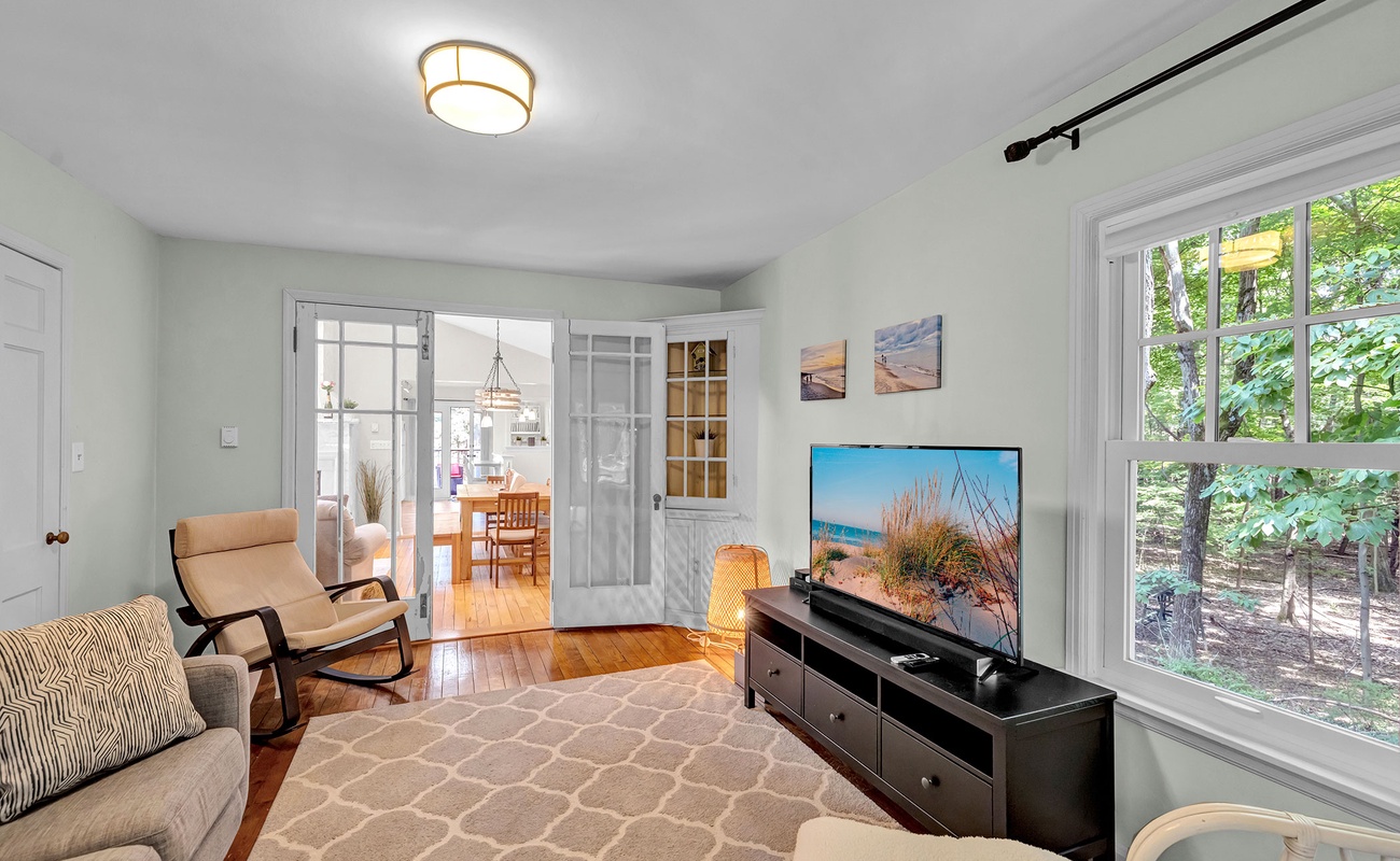 Bright, calm, and ready for movie nights or morning reads.