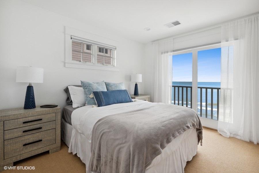 Bedroom 3 is on the upper level & has a queen-size bed.