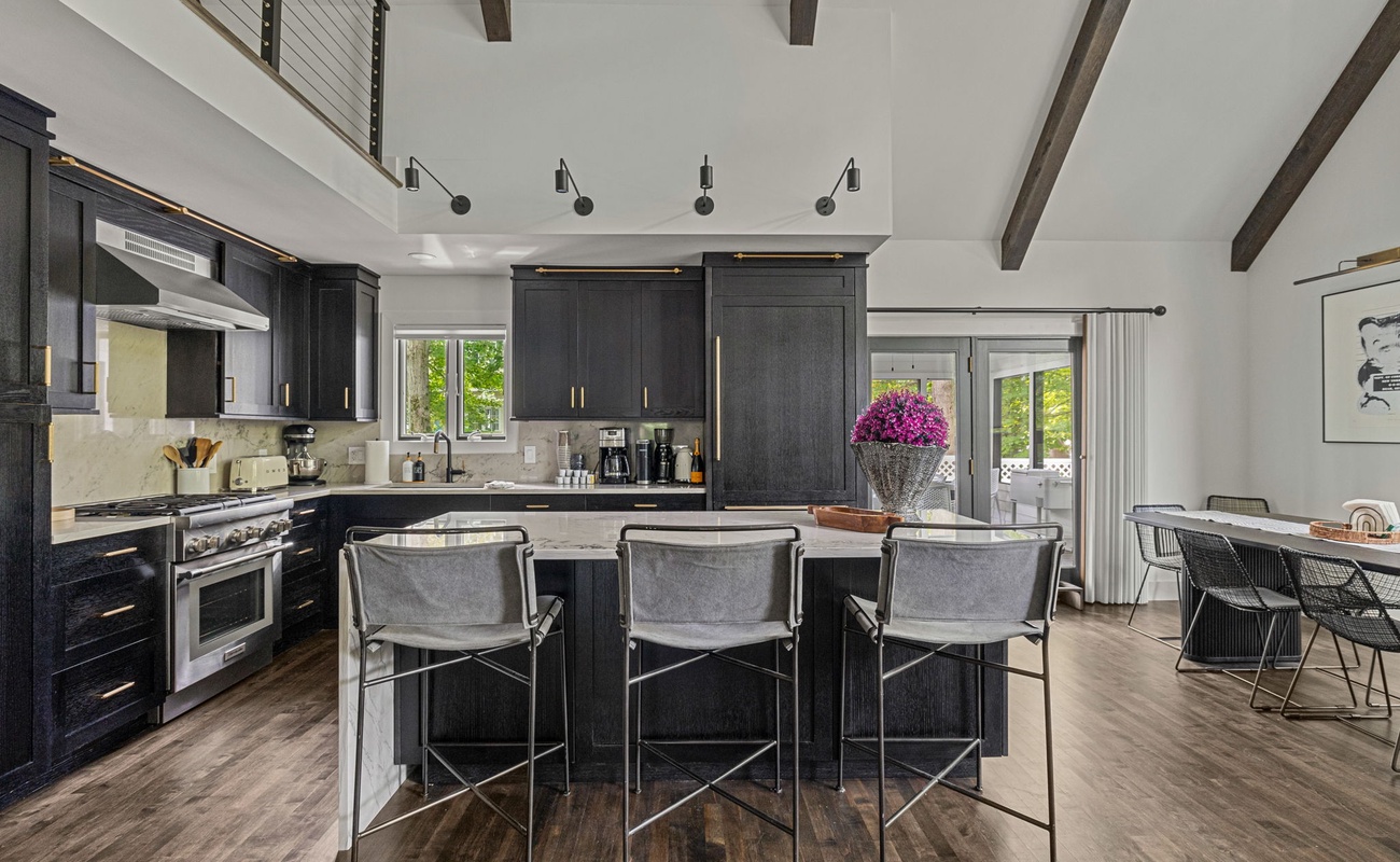 Pull up a chair and stay awhile—this kitchen was made for gathering.