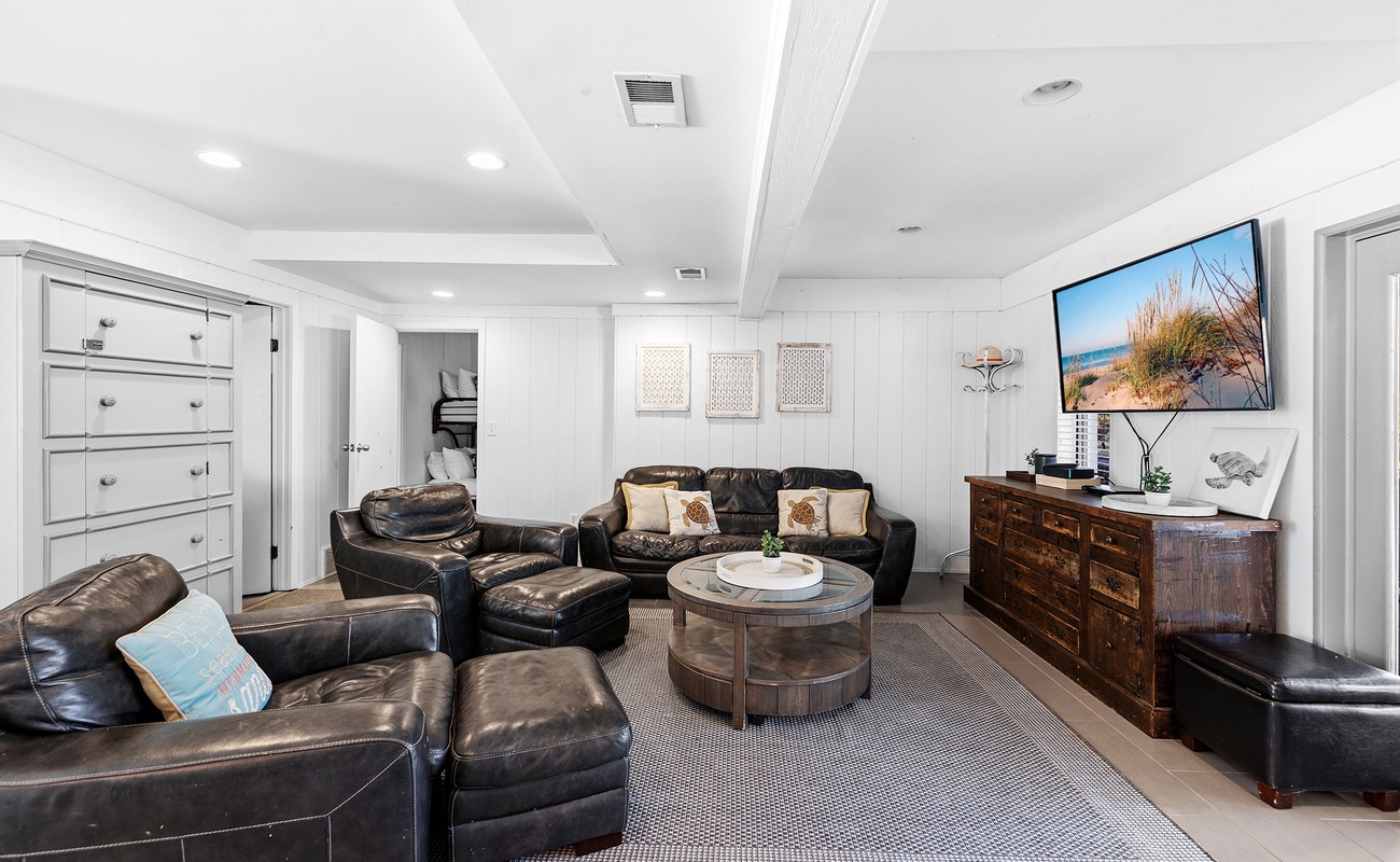 The perfect place to unwind after sandy toes and sunset walks.