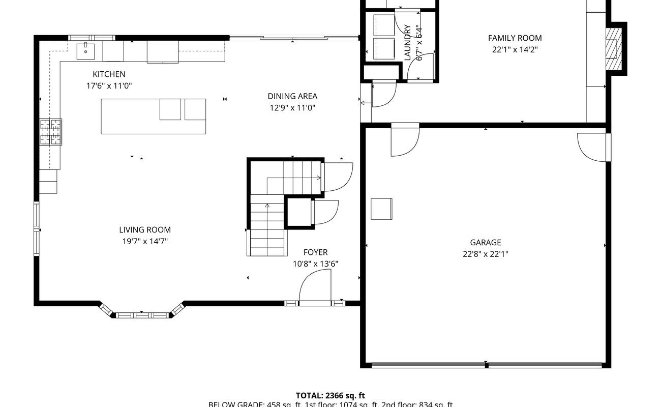 Loma House 1st floor layout.