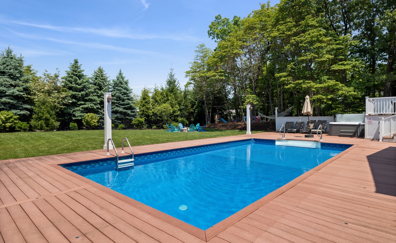 Bask in the sunshine by the sparkling heated pool.