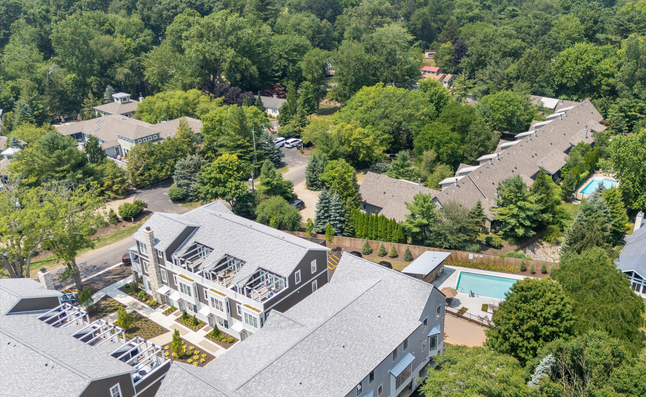 Bird’s-eye view of The Happy Place's community.