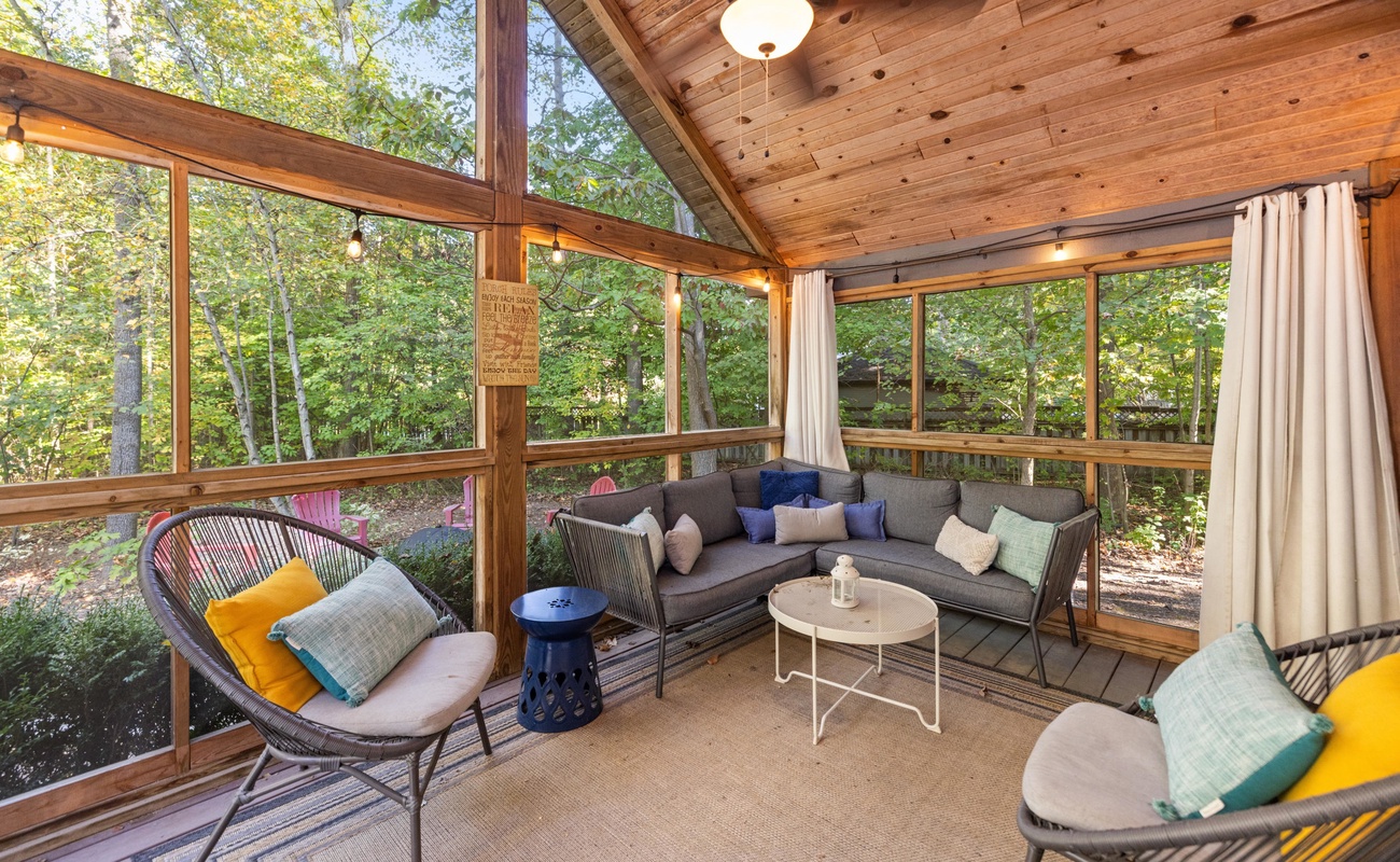 Kick back, relax, and let the outdoors do the talking!