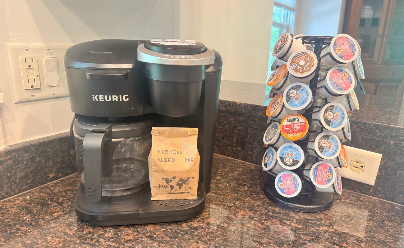 Coffee lovers, rejoice—Keurig and Farmer’s Blend ready to go.