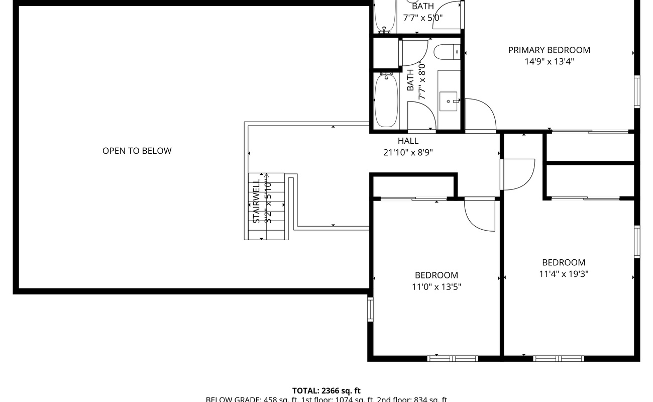 Loma House 2nd floor layout.