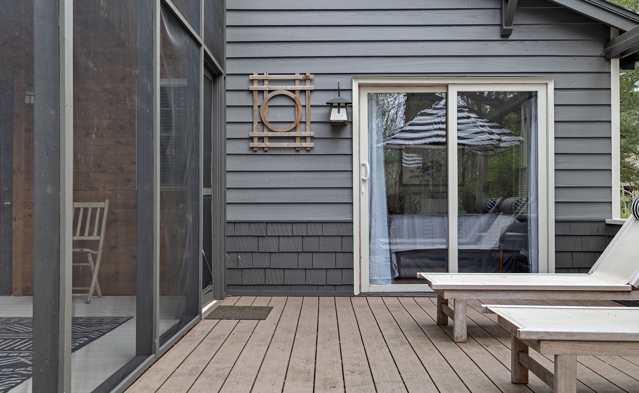 Cozy fall days and starry nights await on this patio!