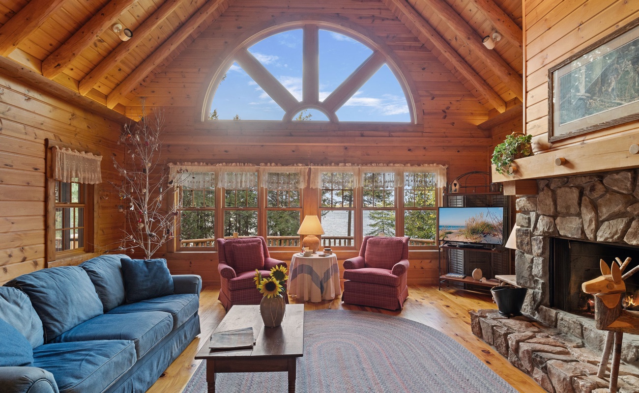 Experience the beauty of nature through the large windows inside South Cedar Shore.