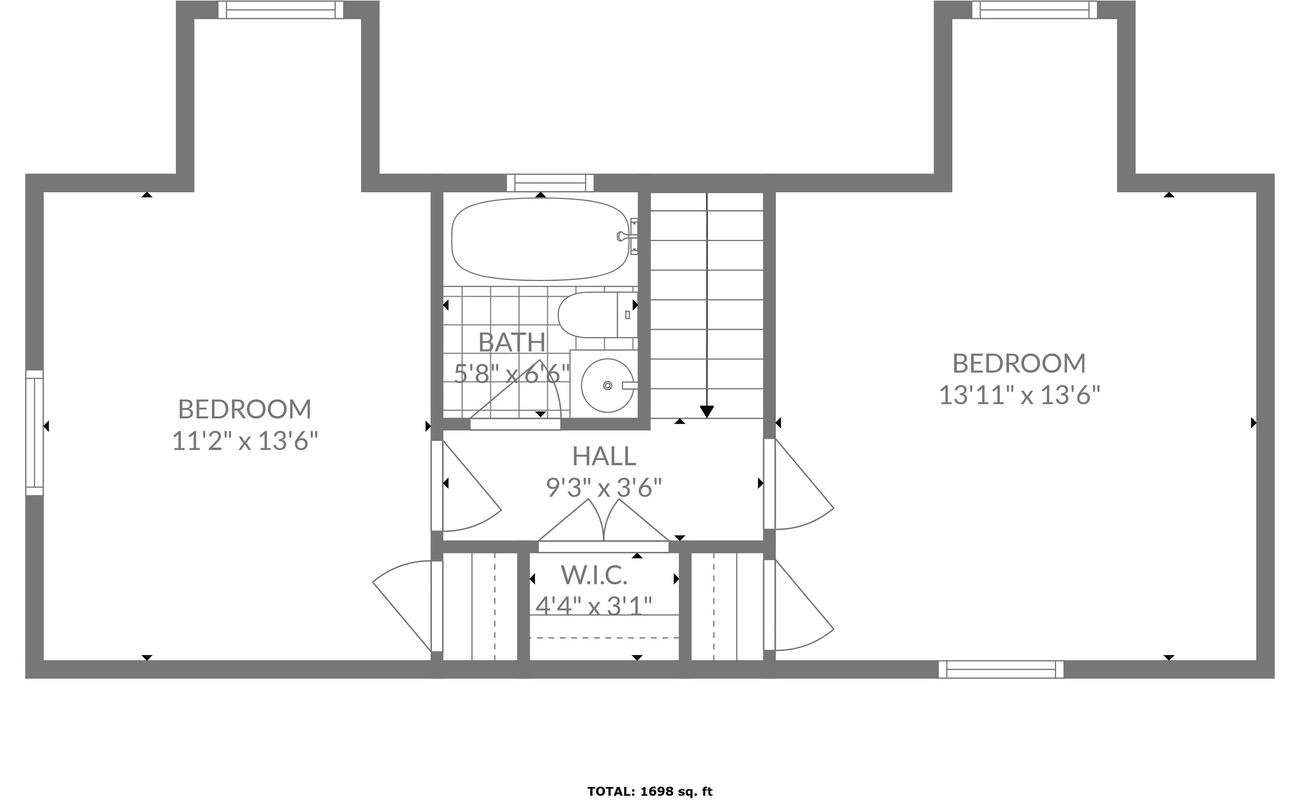 Oasis in the Woods 2nd Floor Plan