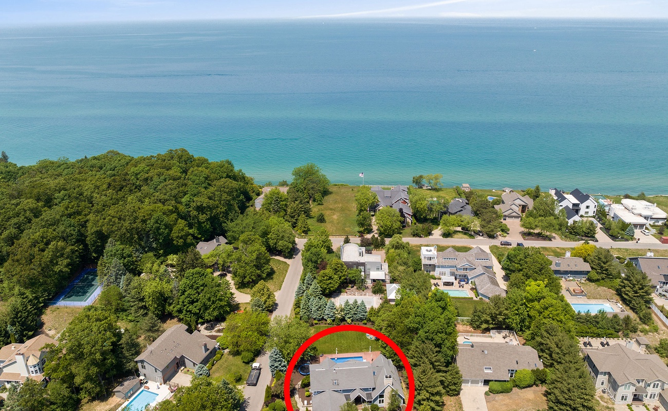 We are just a few blocks from Lake Michigan.