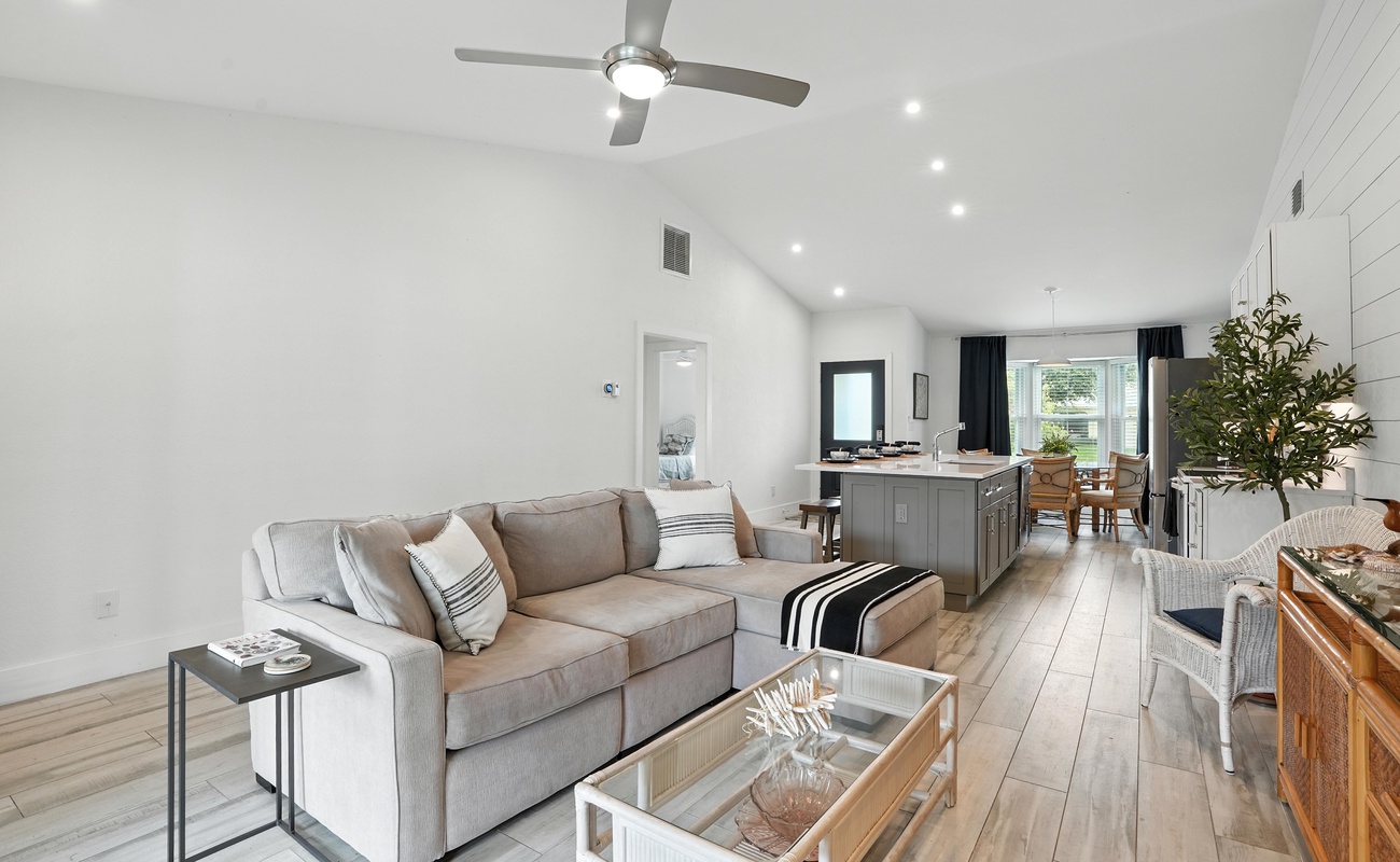 Kick back in comfort with room to relax and recharge.