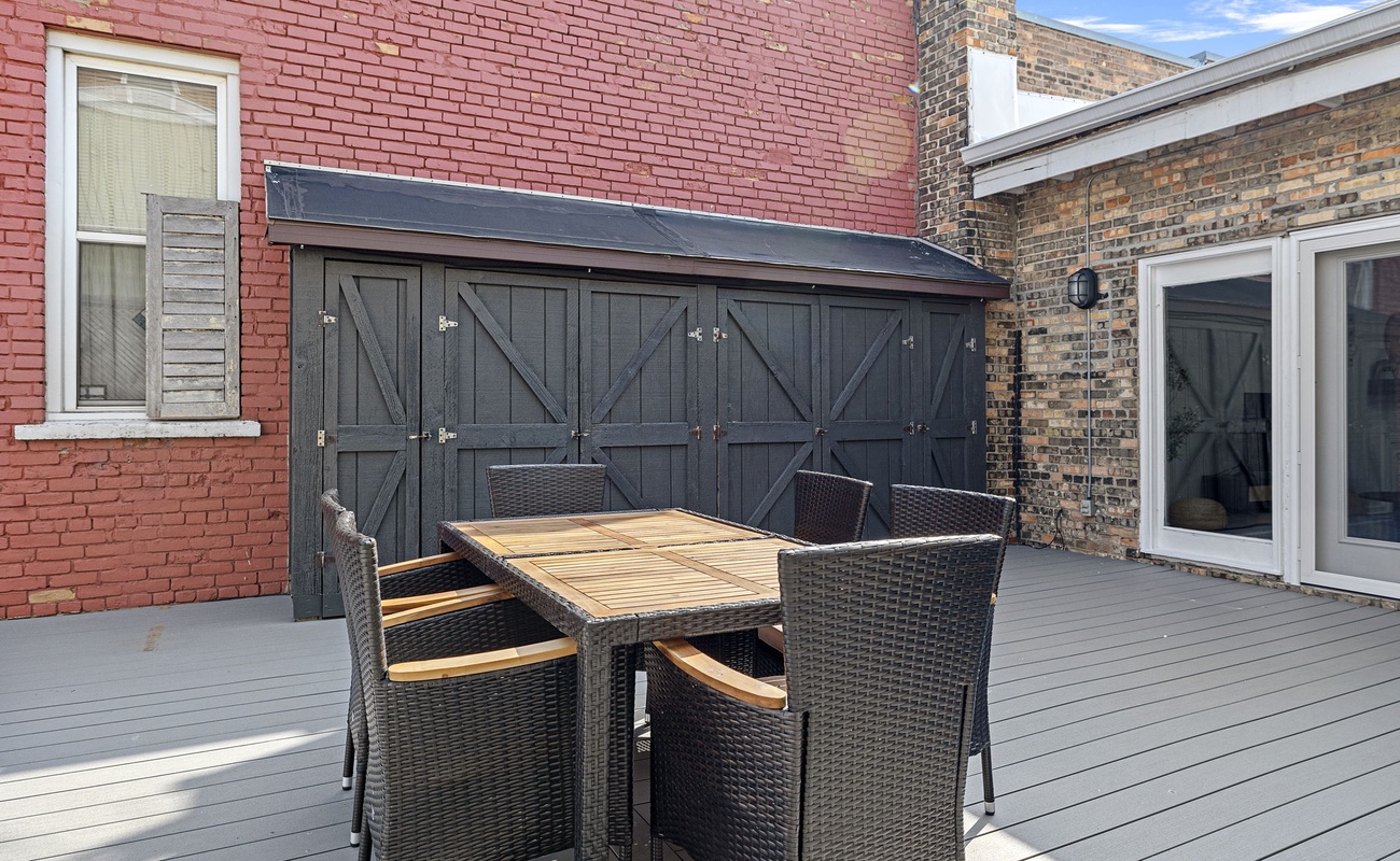 Perfect spot for enjoying summer evenings with friends and family.