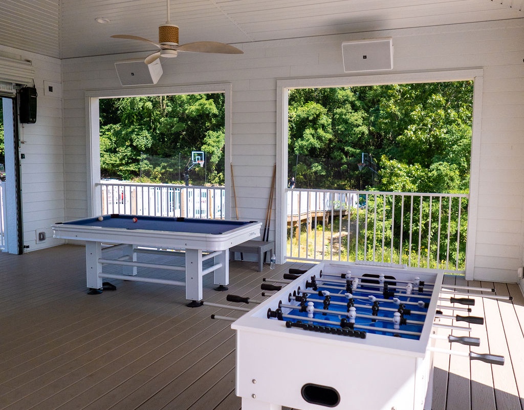 Relax, play, and reconnect in Beachwalk’s game lounge.