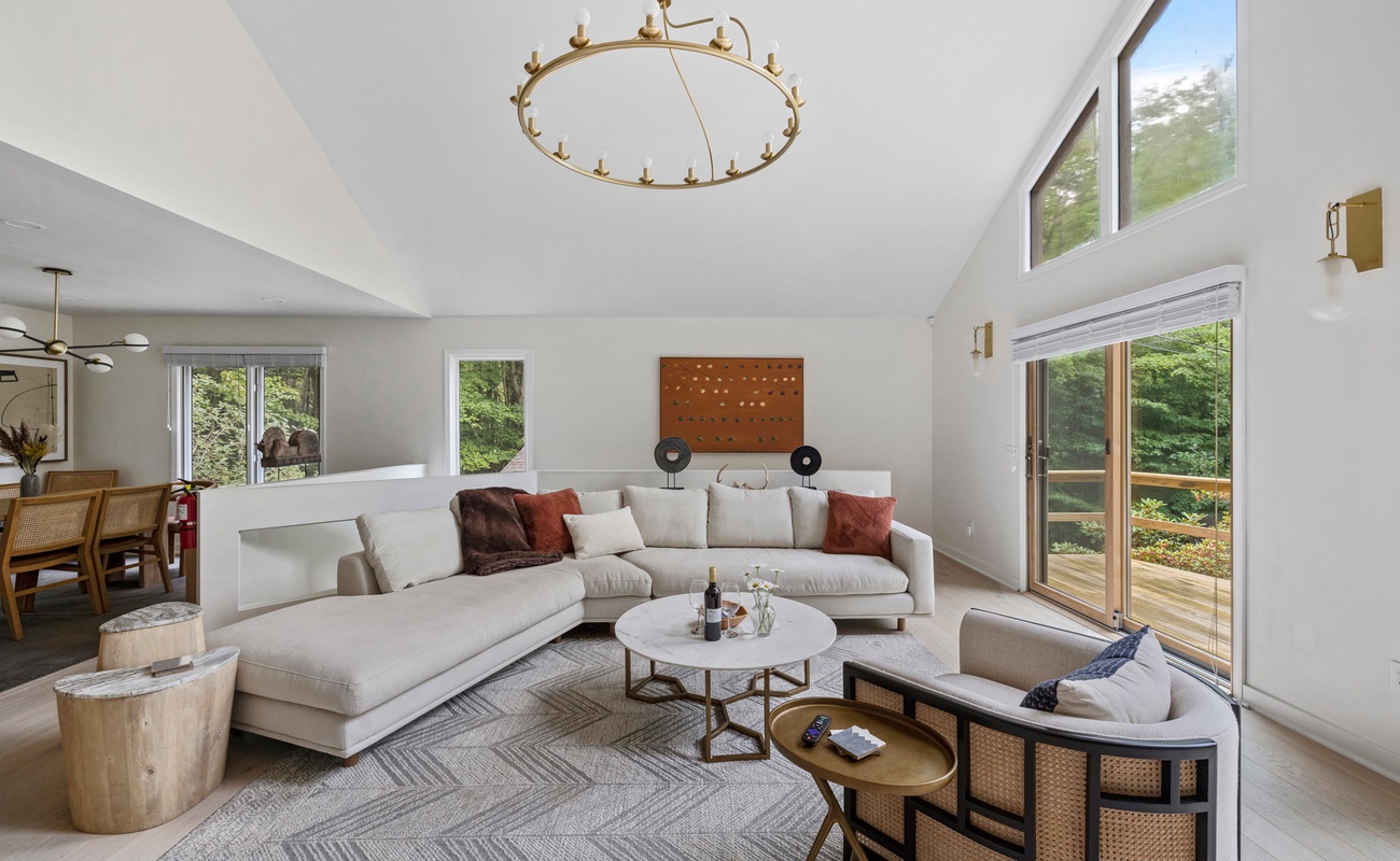 Every room provides a space for tranquility.