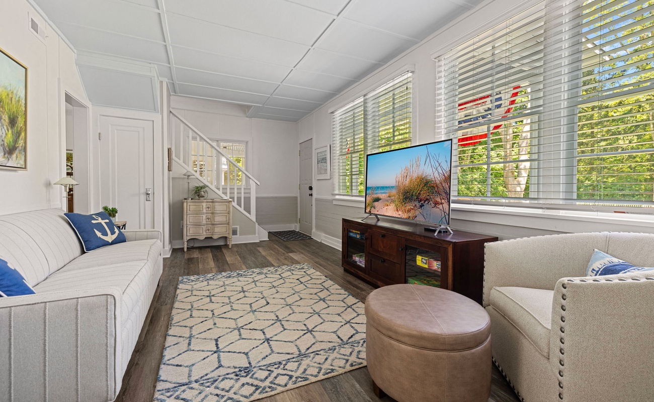 A room with a view and a vibe that says 'stay a while.'