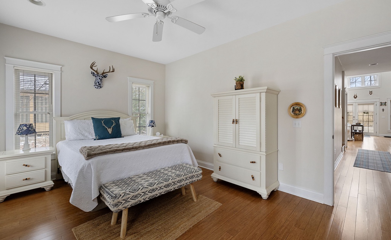 To ensure a sound sleep, every bedroom uses premium-quality bedding and linens.