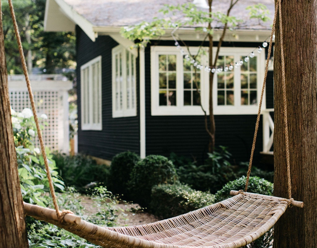 Leo Cottage perfectly embodies Harbor Country’s curated, casual aesthetic.