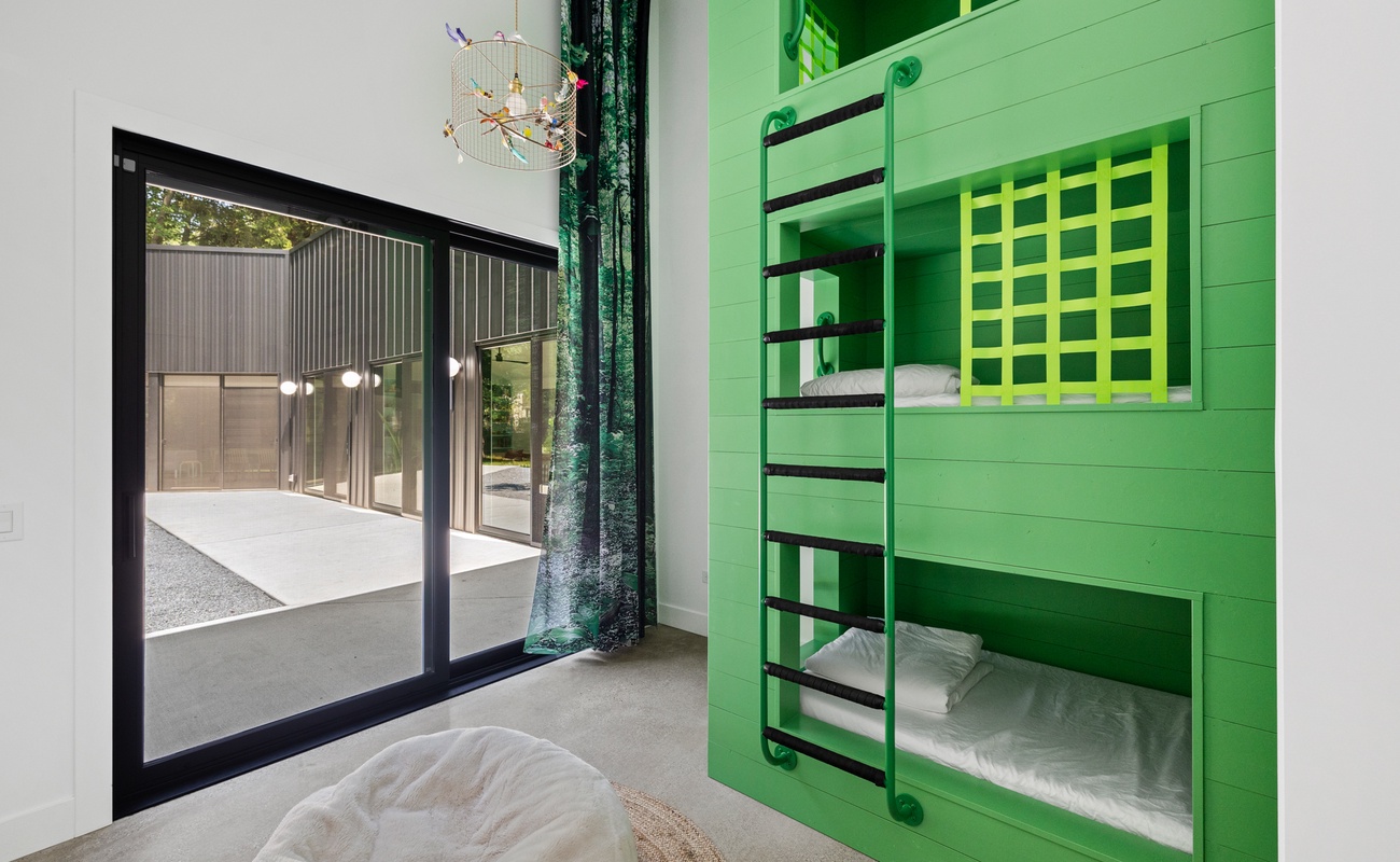 Owlwood is filled with unique design and custom architecture.