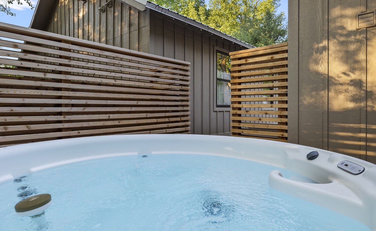 Escaping to a private oasis right in the backyard