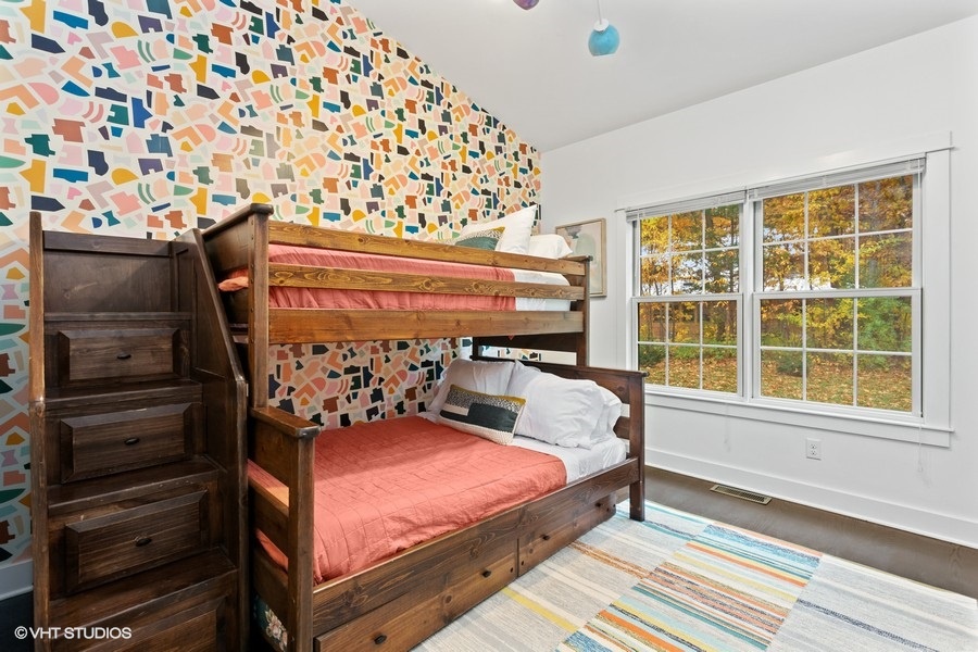 Bedroom 4 has twin-over-full size bunkbed + trundle.