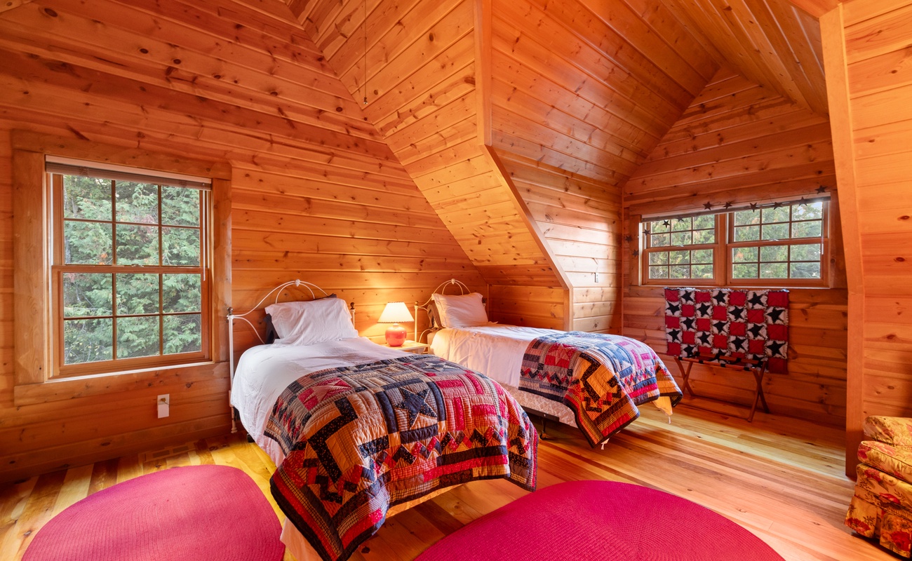 Bedroom 3 is on the upper level and has a 2 twin-size bed.